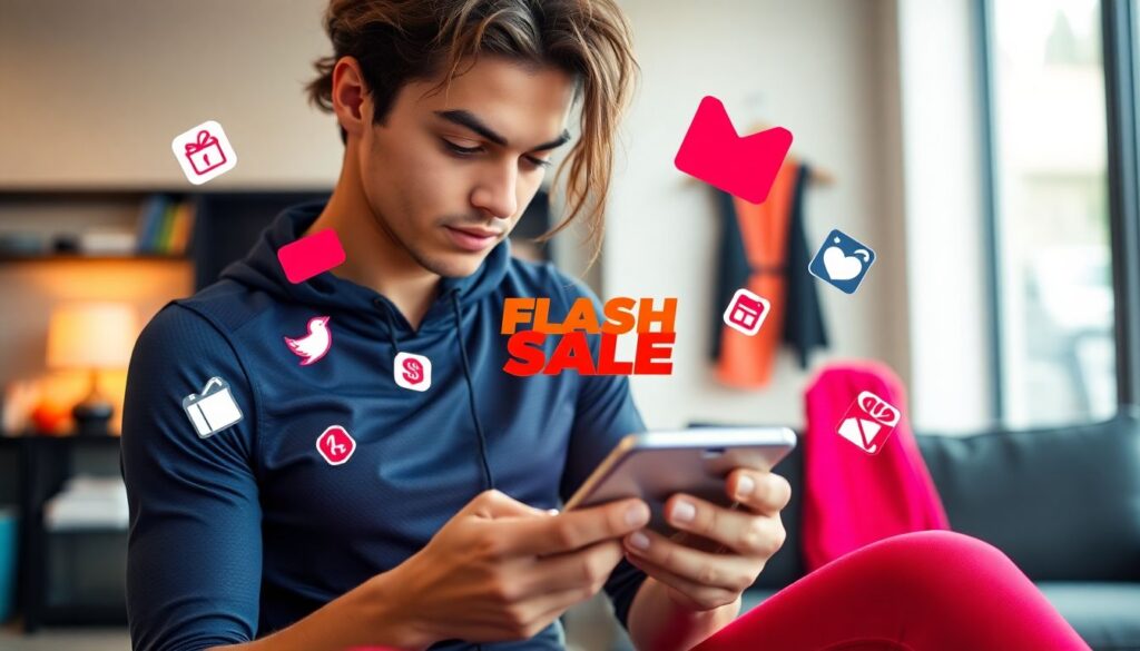 Promoções relâmpago em artigos esportivos: estratégias para não perder descontos em equipamentos de treino - иллюстрация