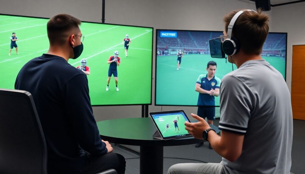 Ferramentas de análise de desempenho: como clubes e atletas usam dados para melhorar resultados em campo e nos E-Sports - иллюстрация