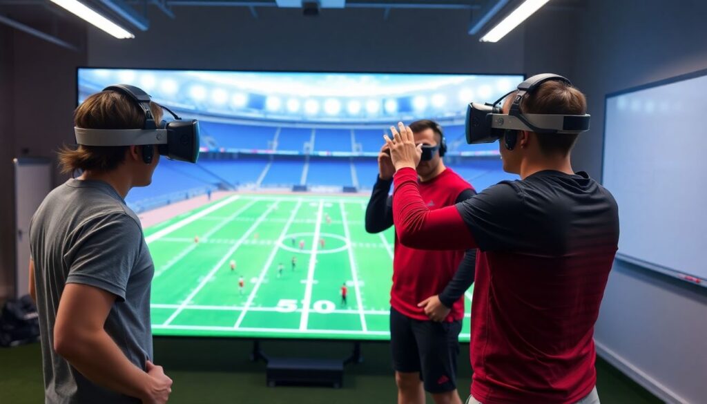 Como a realidade virtual está sendo usada no treinamento de atletas profissionais - иллюстрация