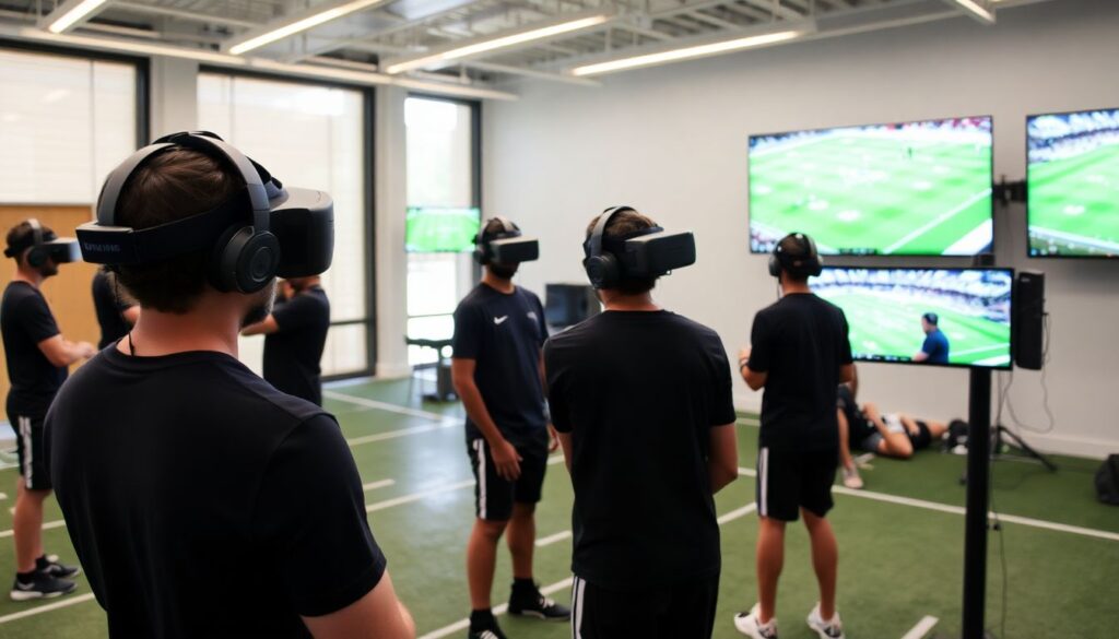 Como a realidade virtual está sendo usada no treinamento de atletas profissionais - иллюстрация