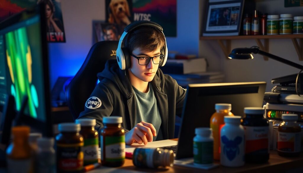 Nutrição esportiva para gamers: o que a ciência diz sobre performance nos E-Sports - иллюстрация