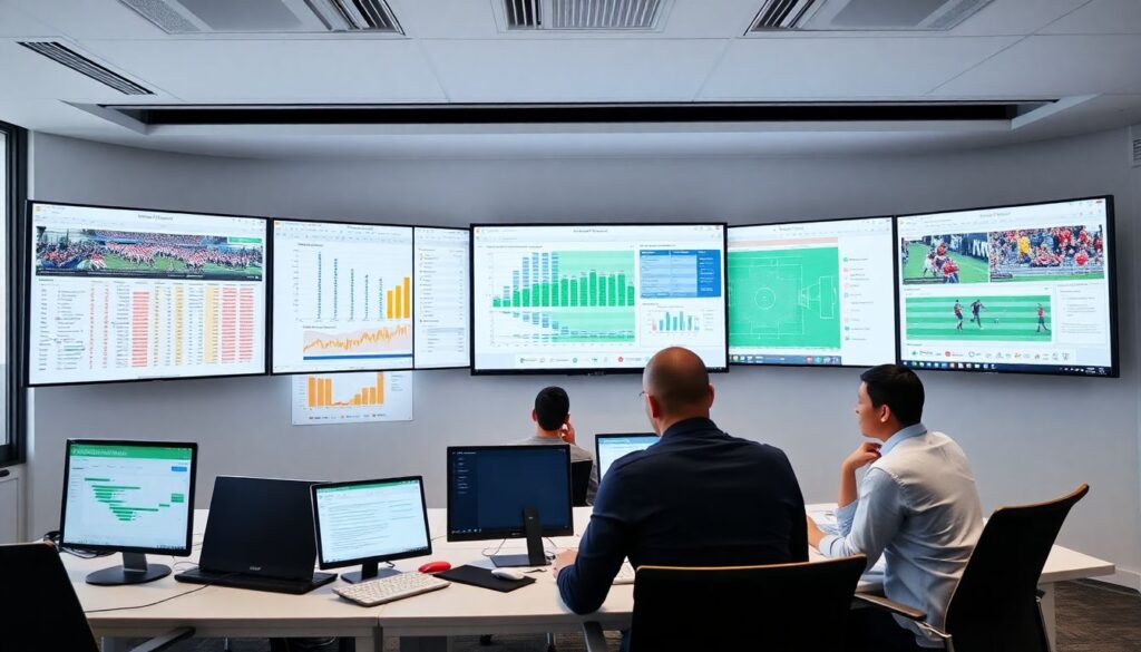 Ferramentas de análise de desempenho: como dados e estatísticas estão redefinindo o esporte moderno - иллюстрация