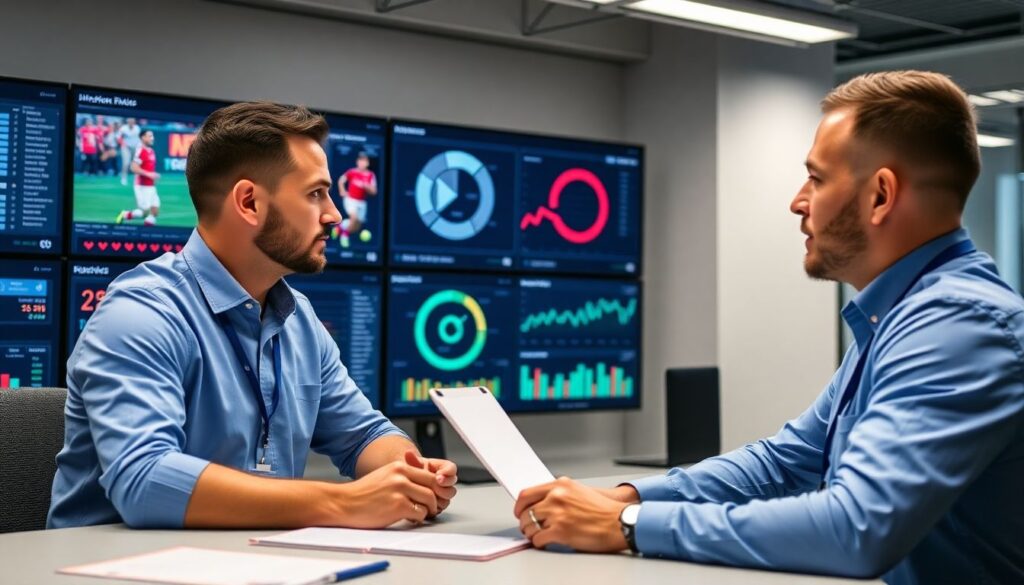 Ferramentas de análise de desempenho: como dados e estatísticas estão redefinindo o esporte moderno - иллюстрация