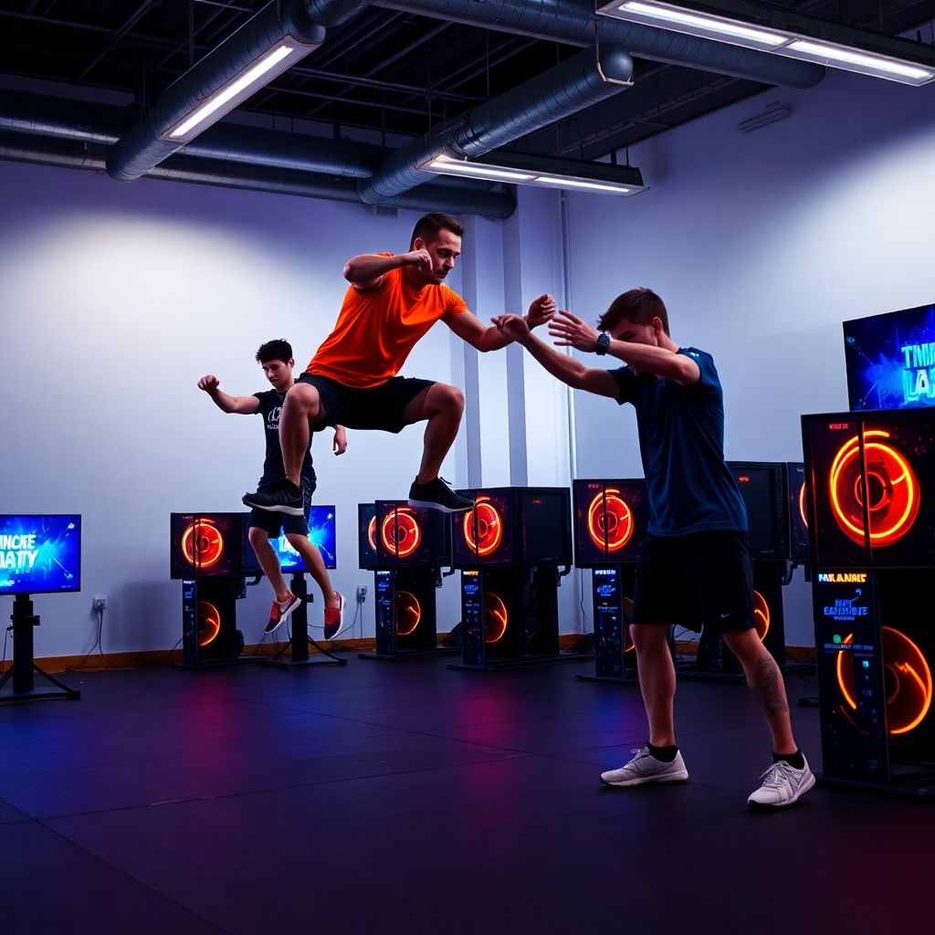 High intensity training for e-sports players to boost reflexes and endurance