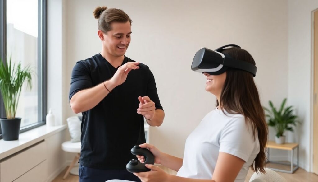 Realidade virtual e aumentada no treinamento e na reabilitação de atletas - иллюстрация