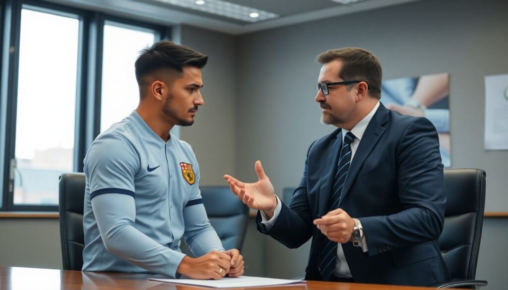 Como funcionam as cláusulas de rescisão e bônus em contratos de jogadores de elite - иллюстрация