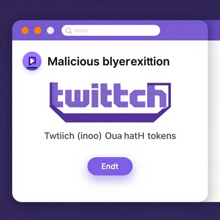 Extensão maliciosa do twitch rouba tokens oauth de quase 31 mil usuários