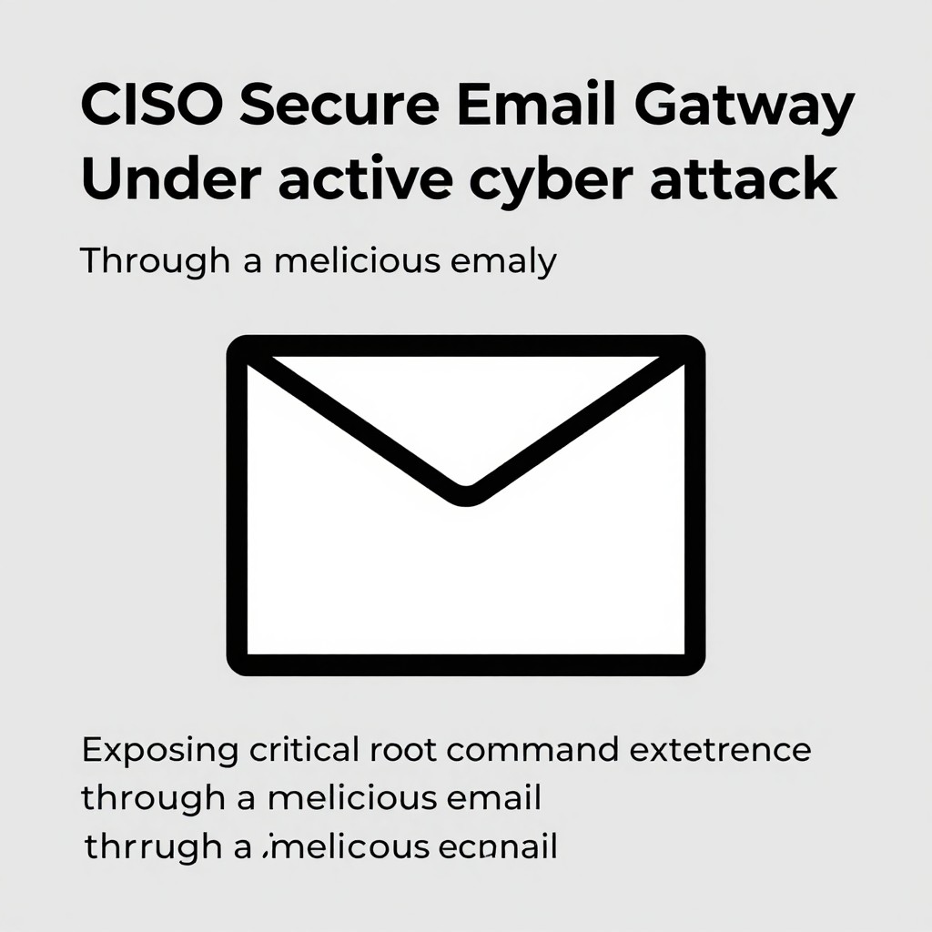 Falha crítica no cisco secure email permite execução de comandos como root
